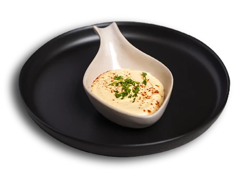 Fresh hummus made daily